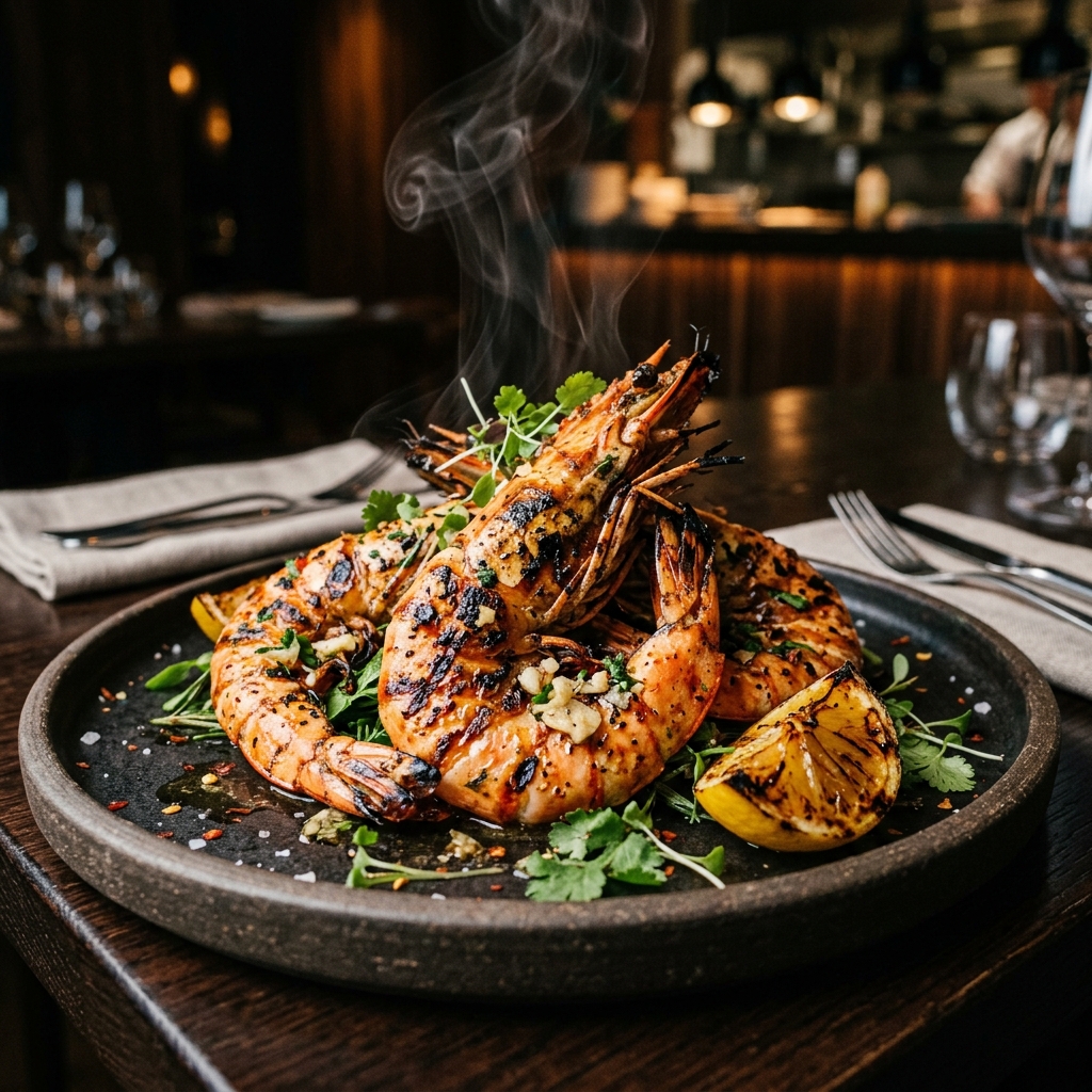 Signature Grilled Jumbo Prawns